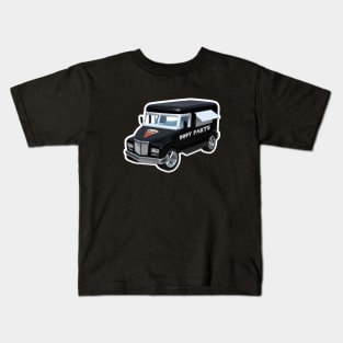 Halloween Hearse Body Parts Kids T-Shirt